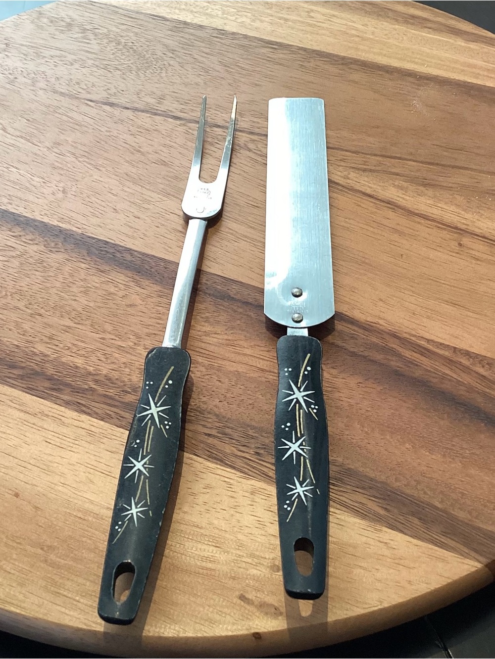 Vintage 1950’s Ekco Galaxy Atomic Starburst Utensils!